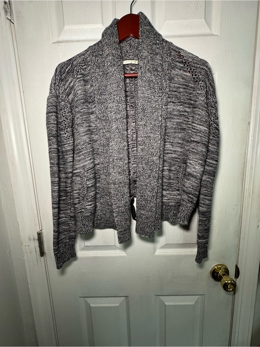 Twelfth Street by Cynthia Vincent Gray Marled Open-Front Cardigan